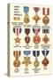 Army and Navy Medals-null-Stretched Canvas