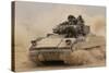 Army Bradley Fighting Vehicle in Iraq, Oct. 30, 2004-null-Stretched Canvas