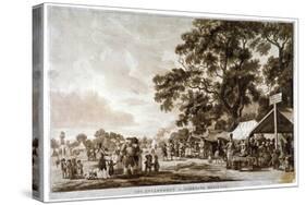 Army Camp in Hyde Park, London, 1780-Paul Sandby-Stretched Canvas