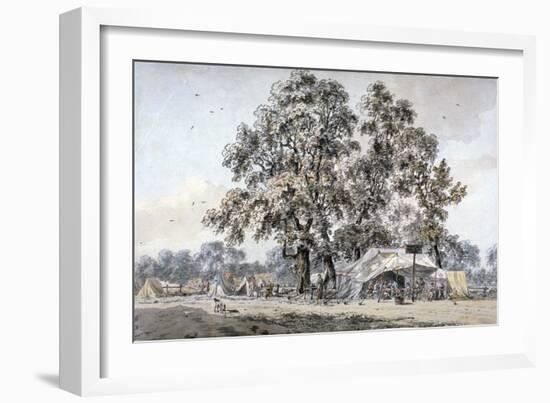 Army Camp in Hyde Park, London, C1780-Samuel Hieronymus Grimm-Framed Giclee Print