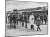 Army Chaplain Officiating at Funeral of Nurse Killed in Air Raid on British Base Near Etables, 1918-null-Mounted Giclee Print