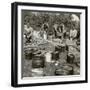 Army Cooks Preparing a Meal, World War I, 1914-1918-null-Framed Photographic Print