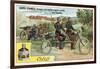 Army Corps - Quick-Firing English Guns Mounted on Tricycles-null-Framed Giclee Print