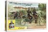 Army Corps - Quick-Firing English Guns Mounted on Tricycles-null-Stretched Canvas