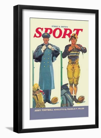 Army Football-null-Framed Art Print