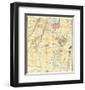 Army Map of The Seat of War In Virginia, c.1862-J^ Goldsborough Bruff-Framed Art Print