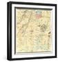 Army Map of The Seat of War In Virginia, c.1862-J^ Goldsborough Bruff-Framed Art Print