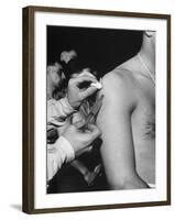 Army Medical Injections at Ft. Belvoir-Myron Davis-Framed Photographic Print