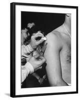 Army Medical Injections at Ft. Belvoir-Myron Davis-Framed Photographic Print