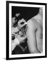 Army Medical Injections at Ft. Belvoir-Myron Davis-Framed Photographic Print