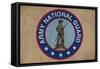 Army National Guard - Military - Insignia-Lantern Press-Framed Stretched Canvas