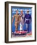 "Army, Navy and Marines," Saturday Evening Post Cover, November 13, 1937-John E. Sheridan-Framed Giclee Print