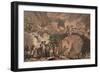 Army of Alexander Suvorov Crossing the Alps in 1799, 1805-Robert Carr Porter-Framed Giclee Print