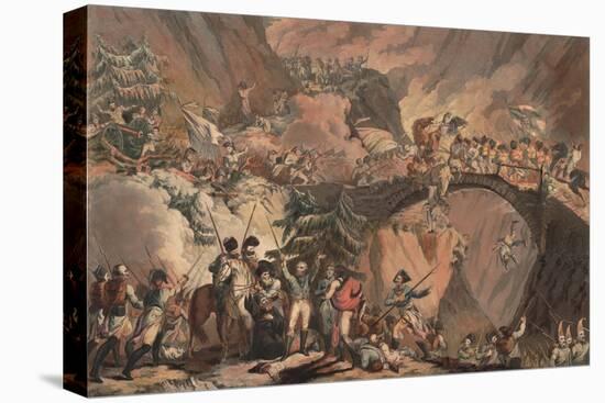 Army of Alexander Suvorov Crossing the Alps in 1799, 1805-Robert Carr Porter-Stretched Canvas