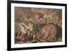 Army of Alexander Suvorov Crossing the Alps in 1799, 1805-Robert Carr Porter-Framed Giclee Print