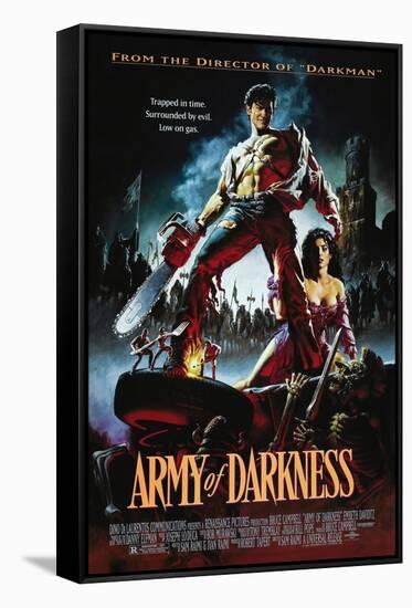 Army of Darkness - 1992-null-Framed Stretched Canvas