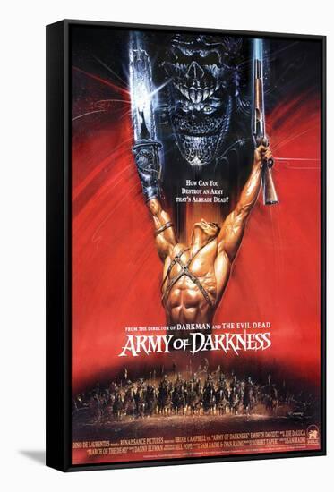Army of Darkness, Bruce Campbell-null-Framed Stretched Canvas
