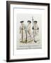 Army of Louis XIV: Rifleman of Regiment La Sarre and Sergeant of Regiment Normandie-null-Framed Giclee Print