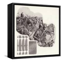 Army of the Khalif of Persia in the Middle Ages-Pat Nicolle-Framed Stretched Canvas