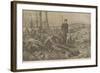 Army of the Potomac - Sleeping on their Arms, Published in "Harper's Weekly," May 28, 1864-Winslow Homer-Framed Giclee Print