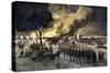 Army of the Potomac under General George B. Mcclellan Retreating from the Chickahominy in 1862-null-Stretched Canvas