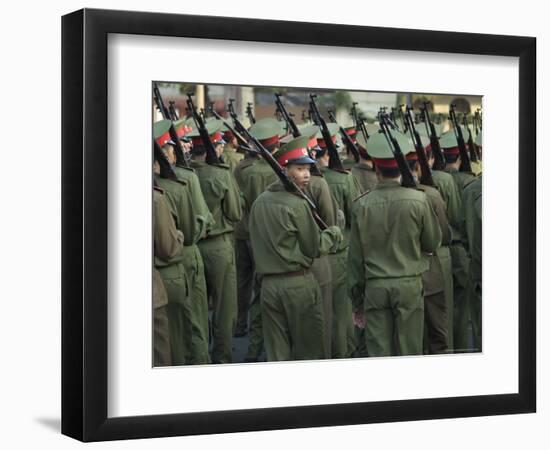 Army Parade, Ho Chi Minh City (Saigon), Vietnam, Southeast Asia-Christian Kober-Framed Photographic Print