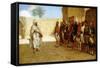 Army Reorganization in Morocco, 1872-John Evan Hodgson-Framed Stretched Canvas