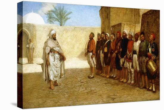 Army Reorganization in Morocco, 1872-John Evan Hodgson-Stretched Canvas