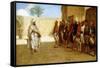 Army Reorganization in Morocco, 1872-John Evan Hodgson-Framed Stretched Canvas