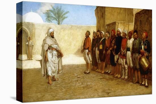 Army Reorganization in Morocco, 1872-John Evan Hodgson-Stretched Canvas