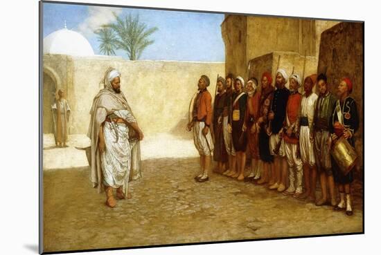 Army Reorganization in Morocco, 1872-John Evan Hodgson-Mounted Giclee Print