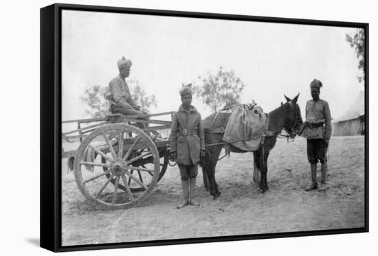 Army Service Corp, Howshera, 1917-null-Framed Stretched Canvas