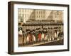 Army Soldiers in a Military Parade, Vienna, Austria-null-Framed Giclee Print