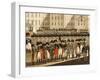 Army Soldiers in a Military Parade, Vienna, Austria-null-Framed Giclee Print