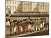 Army Soldiers in a Military Parade, Vienna, Austria-null-Mounted Giclee Print