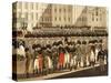 Army Soldiers in a Military Parade, Vienna, Austria-null-Stretched Canvas