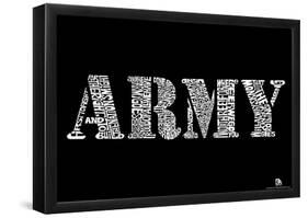 Army Song Lyrics Poster-null-Framed Poster