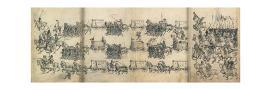 Army train (From the Medieval Housebook of Wolfegg Castle), ca 1485 ...