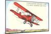 Army Training Biplane PT11C-null-Mounted Art Print