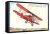 Army Training Biplane PT11C-null-Framed Stretched Canvas