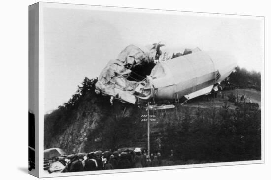 Army Zeppelin Z2 Stranded Near Weilburg During a Storm, Germany, 1910-null-Stretched Canvas