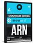 ARN Stockholm Luggage Tag I-NaxArt-Stretched Canvas