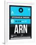 ARN Stockholm Luggage Tag I-NaxArt-Framed Art Print