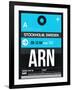 ARN Stockholm Luggage Tag I-NaxArt-Framed Art Print