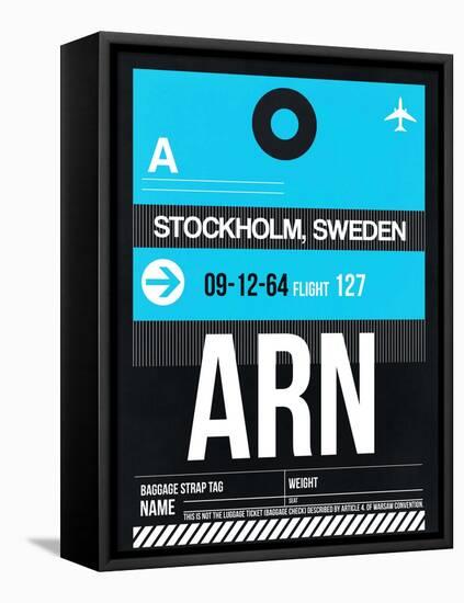 ARN Stockholm Luggage Tag I-NaxArt-Framed Stretched Canvas