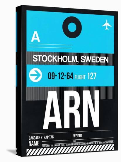 ARN Stockholm Luggage Tag I-NaxArt-Stretched Canvas