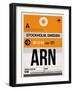 ARN Stockholm Luggage Tag I-NaxArt-Framed Art Print