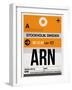 ARN Stockholm Luggage Tag I-NaxArt-Framed Art Print