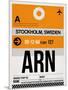 ARN Stockholm Luggage Tag I-NaxArt-Mounted Art Print