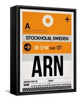 ARN Stockholm Luggage Tag I-NaxArt-Framed Stretched Canvas